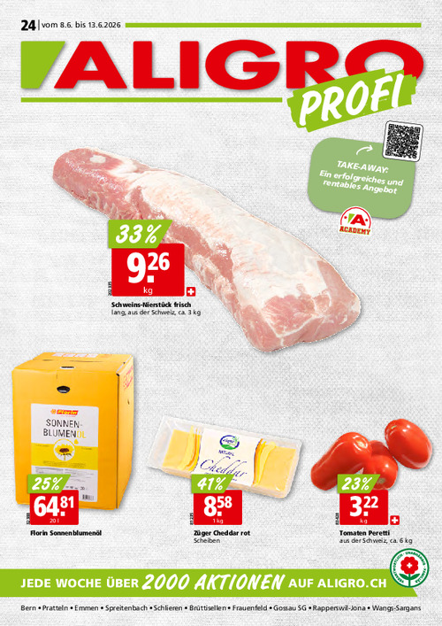 Actions PRO #24 – valables du 8 au 13 juin