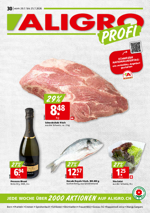 Actions PRO #30 – valables du 20 au 25 juillet