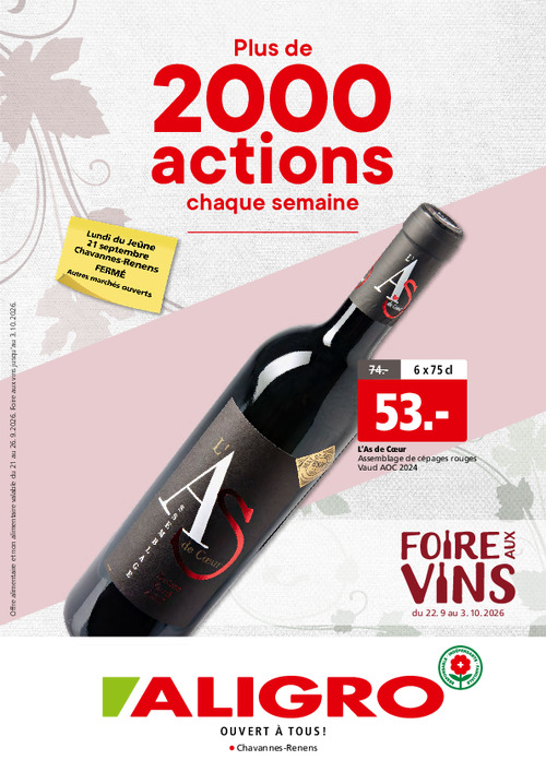 Foire aux vins #39-40 - VD