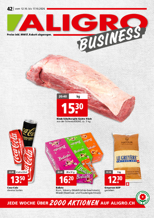 Actions BUSINESS #42 – valables du 12 au 17 octobre