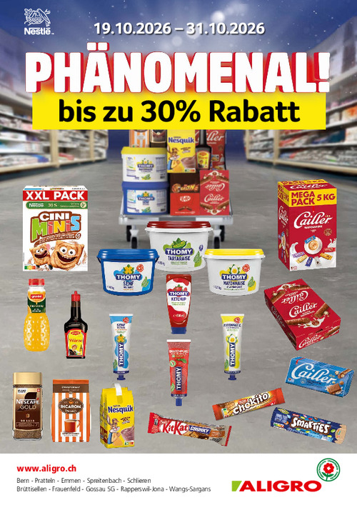 Offre Nestlé #43-44 – valables du 7 septembre au 3 octobre 2026